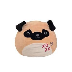 Squishmallows 13” Prince The Pug Dog Plush Toy Soft & Cuddly Pillow Pal All Ages